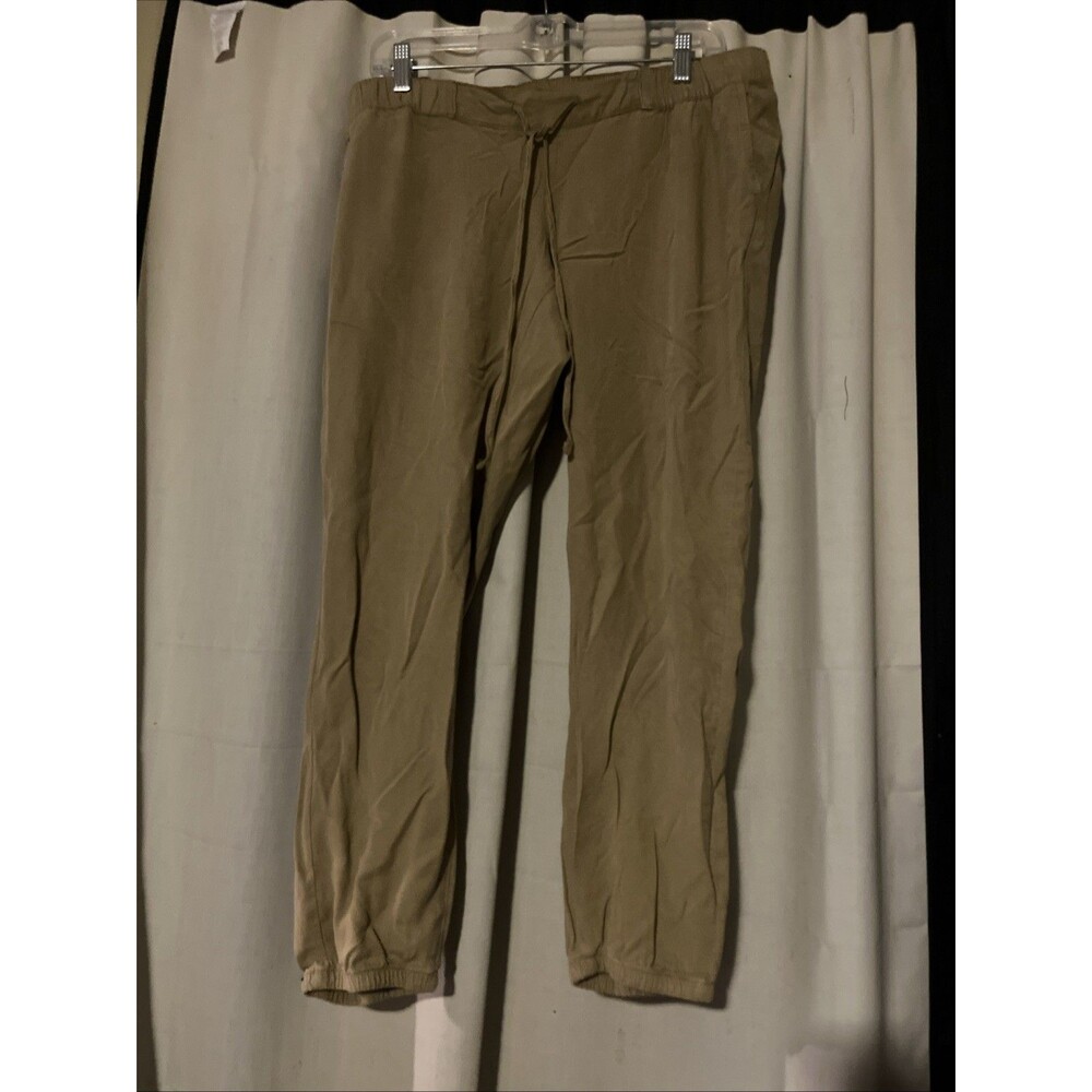 Gap Maternity Khaki Joggers Womens Tan Size Medium Pants Lounge